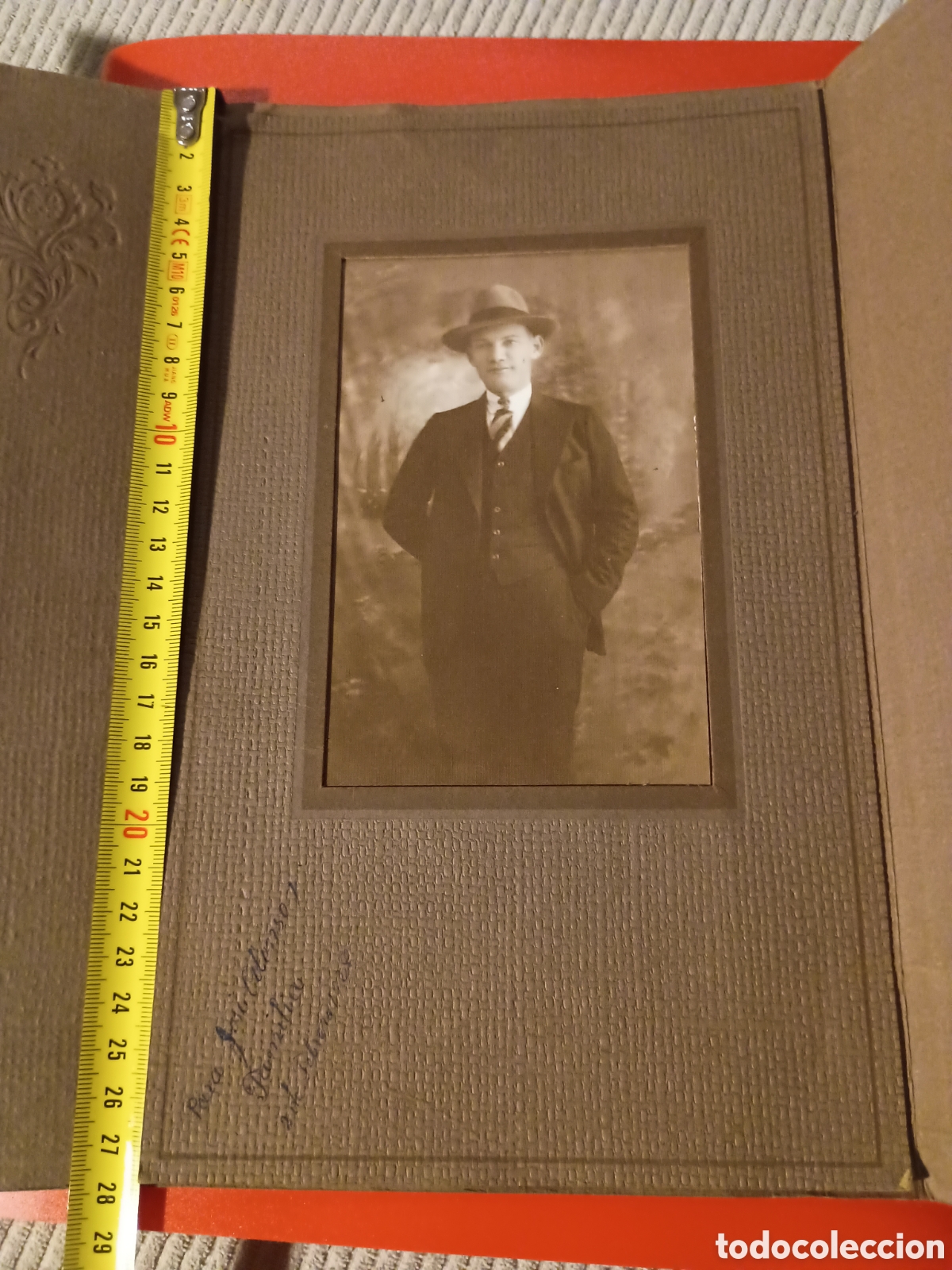 Antique Photography: CR retrato de caballero. Puerto Rico a&ntilde;o 1928. Foto de hombre con sombrero