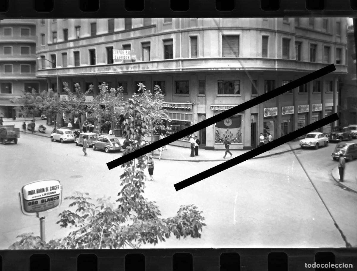 Fotograf&iacute;a antigua: Antigua negativo de fotograf&iacute;a. Valencia. A&ntilde;os 60.