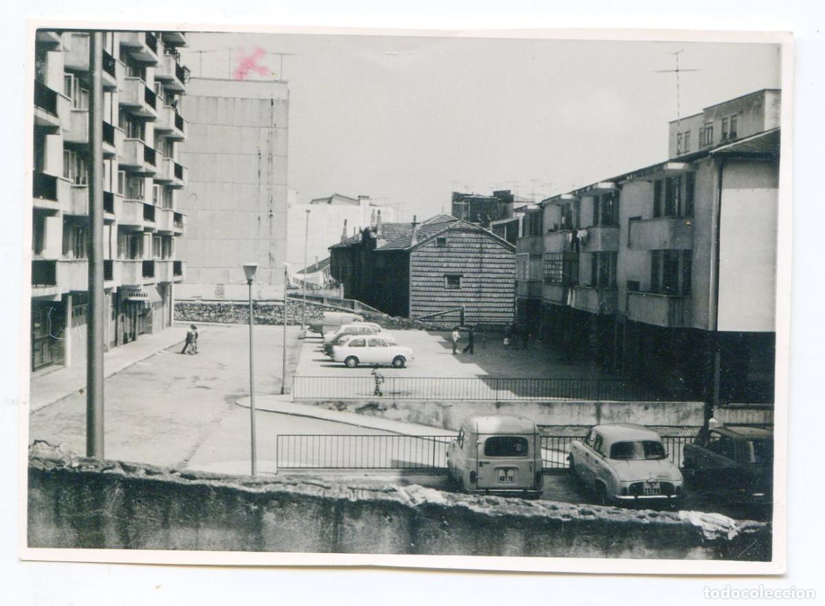 Fotograf&iacute;a antigua: Santander, fotograf&iacute;a de un barrio a identificar, a&ntilde;os 60