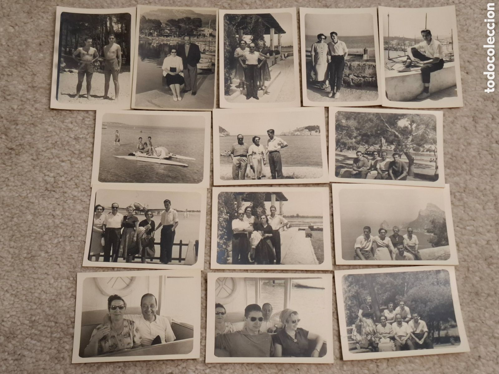 Fotograf&iacute;a antigua: Lote 15 fotos de un viaje familiar a Mallorca en 1958