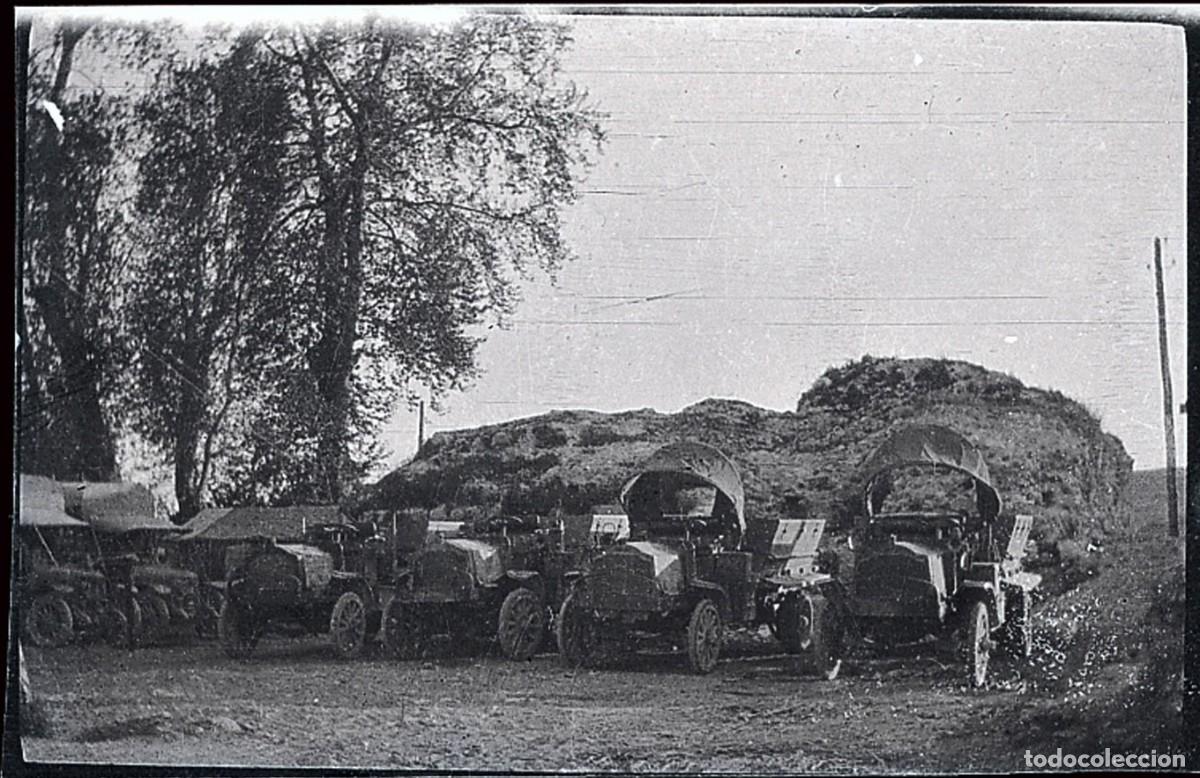 Fotograf&iacute;a antigua: PRIMERA GUERRA MUNDIAL LOTE 24 NEGATIVOS CELULOIDE FORMATO 4 X 6 cm.