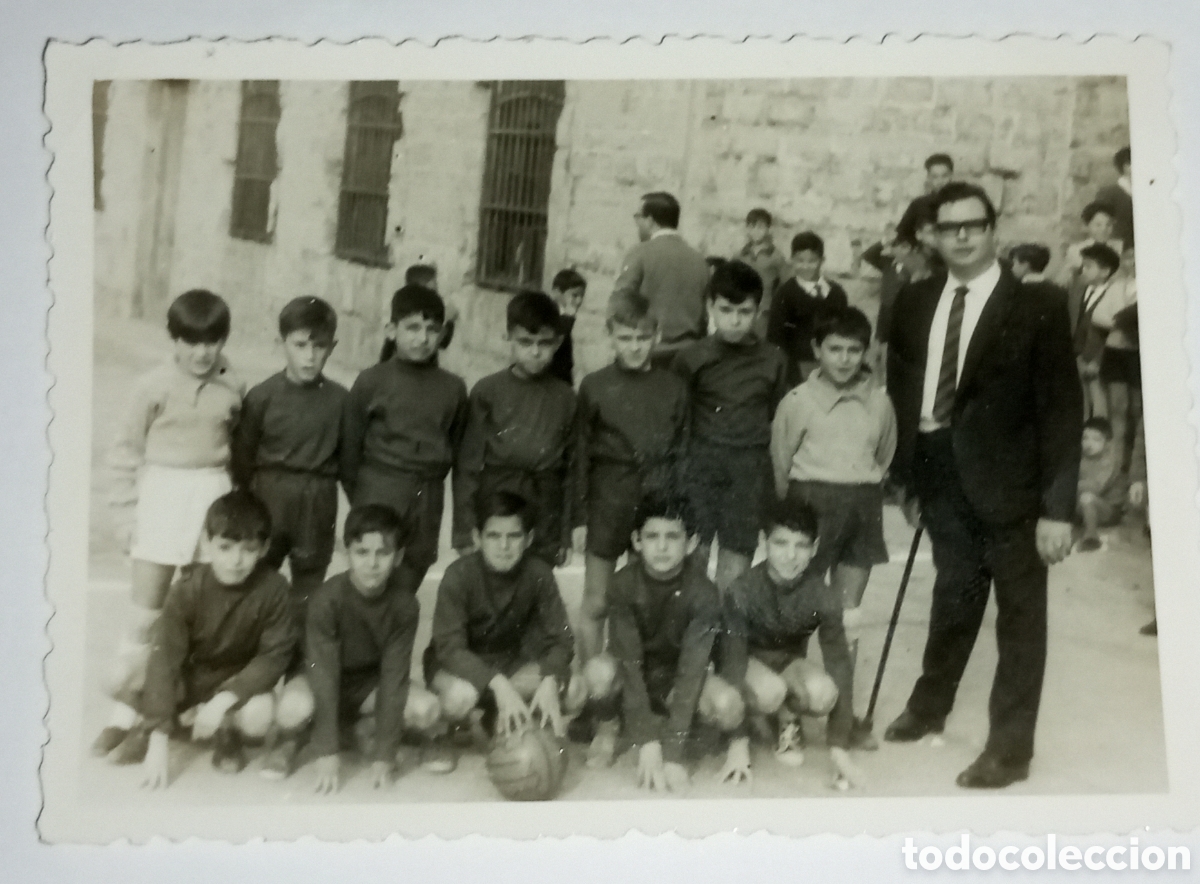 Fotografia antica: C&aacute;diz Antigua fotograf&iacute;a equipo infantil de futbol campo Salle Mirandilla