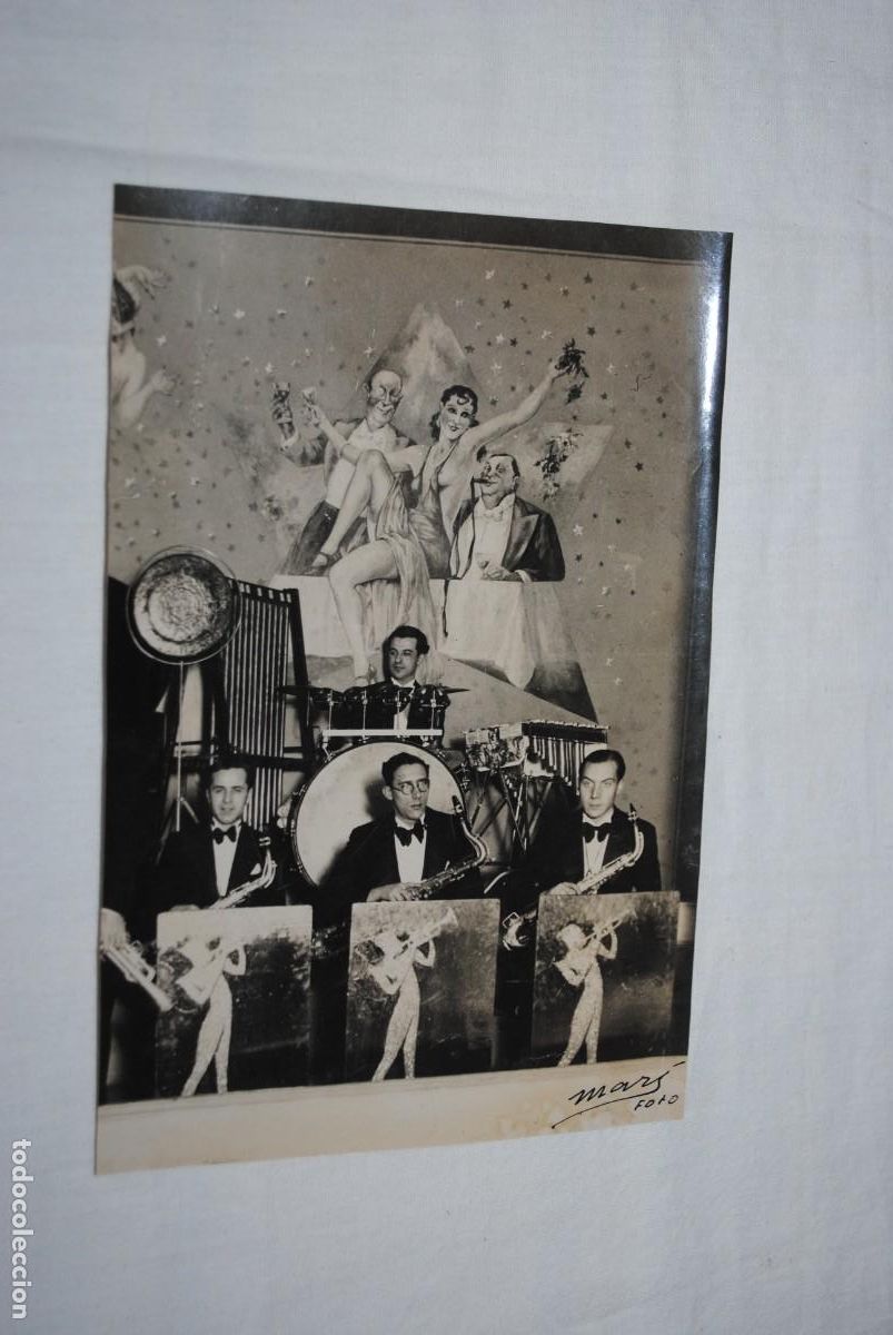 Fotografia antica: ORQUESTA DE MARAVILLAS ACTUANDO .