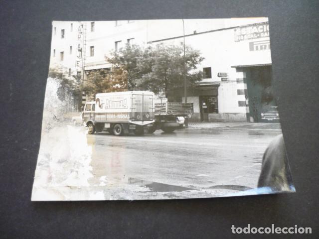 Fotograf&iacute;a antigua: MADRID CAMION ANTIGUA FOTOGRAFIA ORIGINAL 12 X 14 CM