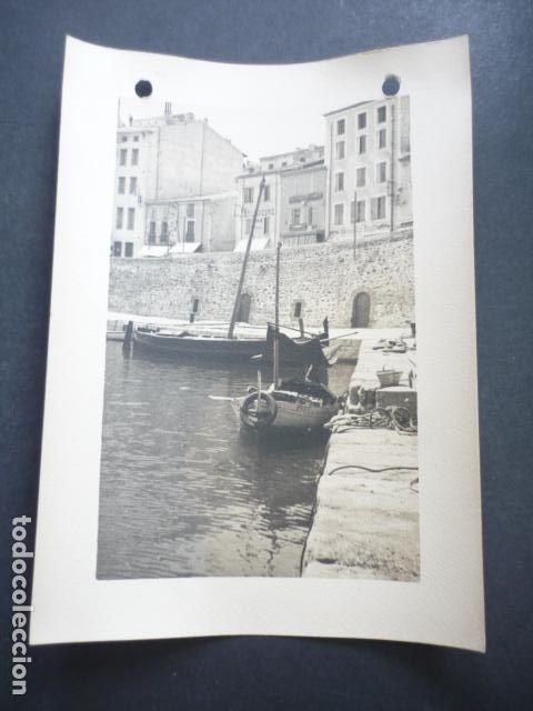 Antique Photography: PORT VENDRES FRANCIA ANTIGUA FOTOGRAFIA ORIGINAL DE 1935 13 X 18 CM