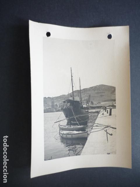 Antique Photography: PORT VENDRES FRANCIA ANTIGUA FOTOGRAFIA ORIGINAL DE 1935 13 X 18 CM