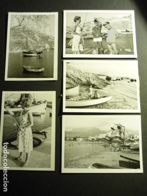 Photographie ancienne: CALPE ALICANTE 5 FOTOGRAFIAS 7,5 X 10,5 CM