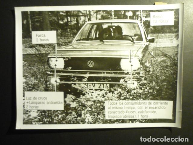 Antique Photography: AUTOMOVIL WOLKSWAGEN PASSAT ANTIGUA FOTOGRAFIA ORIGINAL 18 X 24 CM