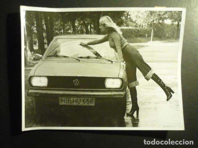 Antique Photography: AUTOMOVIL WOLKSWAGEN PASSAT ANTIGUA FOTOGRAFIA ORIGINAL 18 X 24 CM