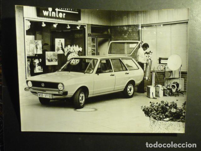 Antique Photography: AUTOMOVIL WOLKSWAGEN PASSAT ANTIGUA FOTOGRAFIA ORIGINAL 18 X 24 CM