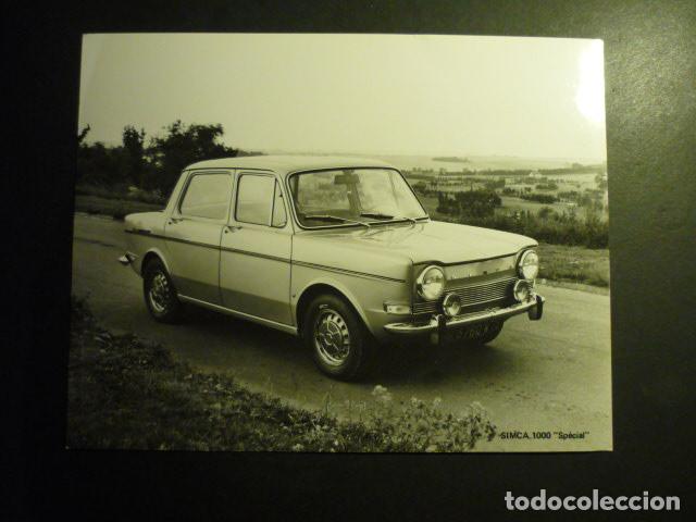 Antique Photography: AUTOMOVIL SIMCA 1000 ANTIGUA FOTOGRAFIA ORIGINAL 18 X 24 CM