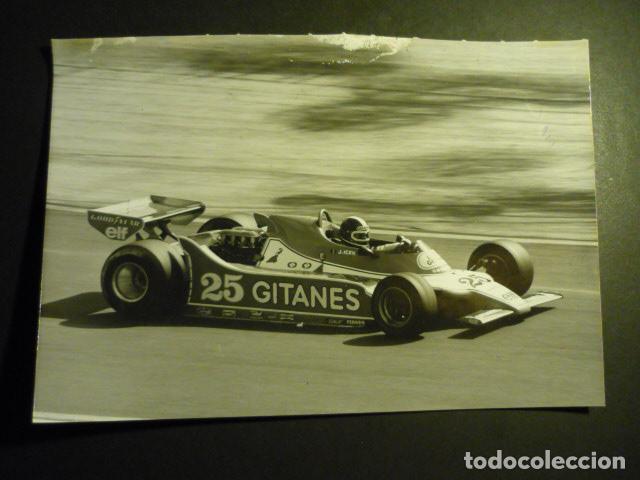 Antique Photography: JACKIE ICKX CORREDOR AUTOMOVILISMO 1979 FOTOGRAFIA ORIGINAL 18 X24 CM