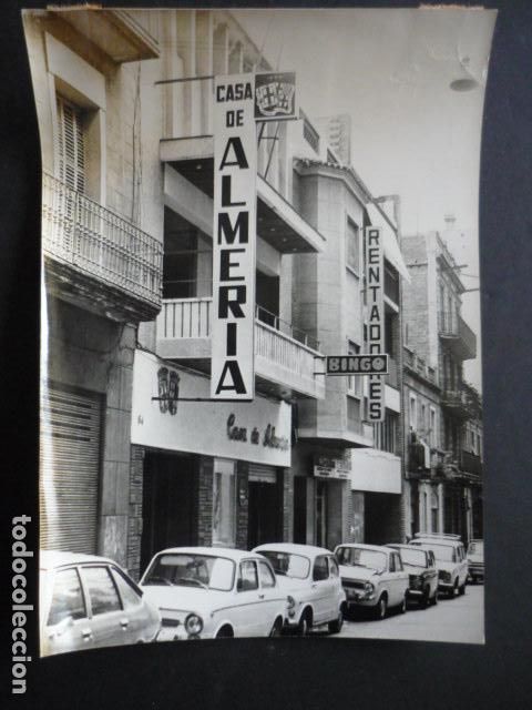Fotografia antica: BARCELONA CASA DE ALMERIA ANTIGUA FOTOGRAFIA ORIGINAL 13 X 18 CM