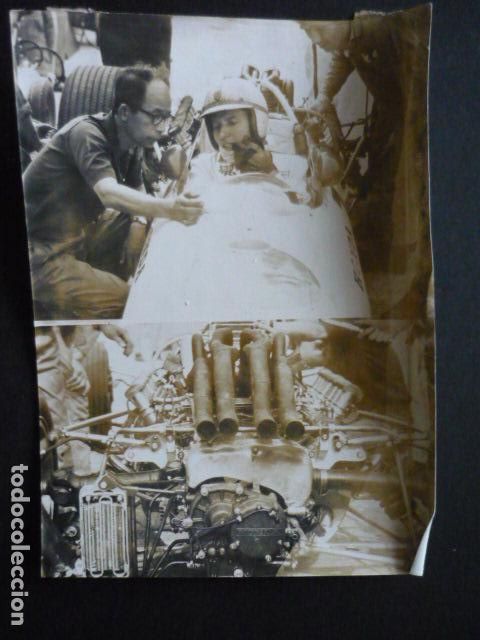 Antique Photography: JOHN SURTEES AUTOMOVILISTA AUTOMOVILISMO ANTIGUA FOTOGRAFIA 18 X 12 CM