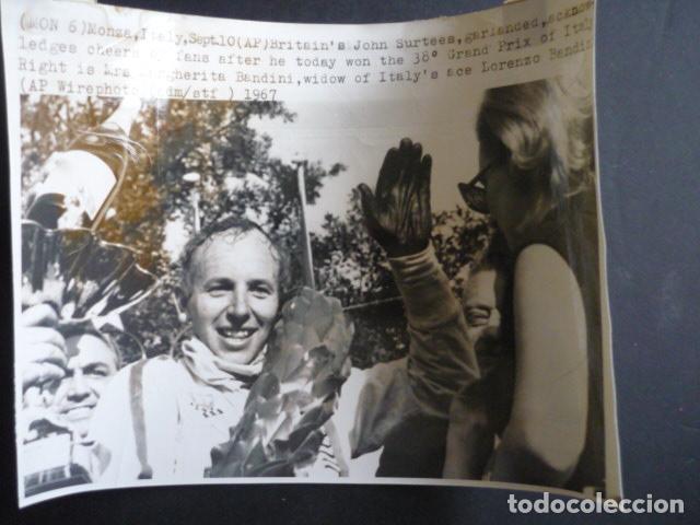 Antique Photography: JOHN SURTEES AUTOMOVILISTA AUTOMOVILISMO ANTIGUA FOTOGRAFIA 18 X 24 CM