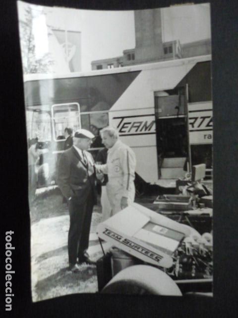 Antique Photography: JOHN SURTEES AUTOMOVILISTA AUTOMOVILISMO ANTIGUA FOTOGRAFIA 18 X 12 CM