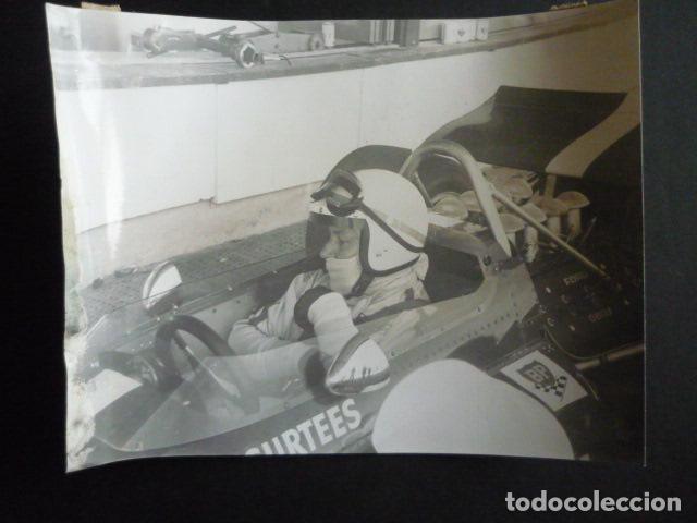Antique Photography: JOHN SURTEES AUTOMOVILISTA AUTOMOVILISMO ANTIGUA FOTOGRAFIA 18 X 24 CM