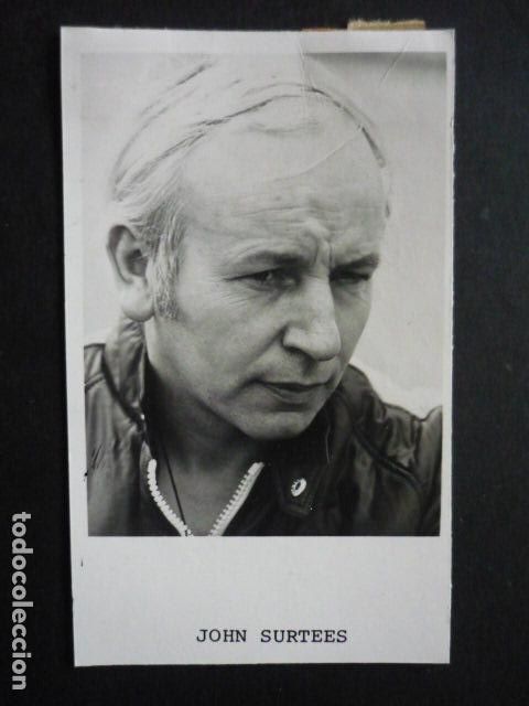 Antique Photography: JOHN SURTEES AUTOMOVILISTA AUTOMOVILISMO ANTIGUA FOTOGRAFIA 7 X 12 CM