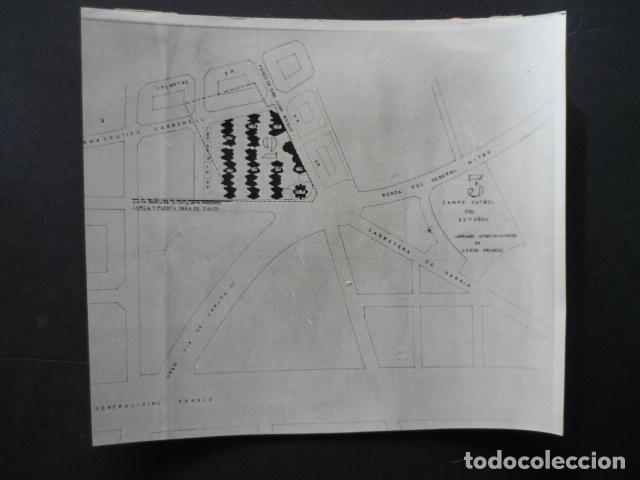 Fotograf&iacute;a antigua: BARCELON PLANO URBANO ANTIGUA FOTOGRAFIA 15 X 13,5 CM