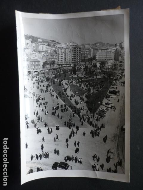 Antique Photography: BARCELONA PLAZA LESSEPS ANTIGUA FOTOGRAFIA 12 X 17 CM