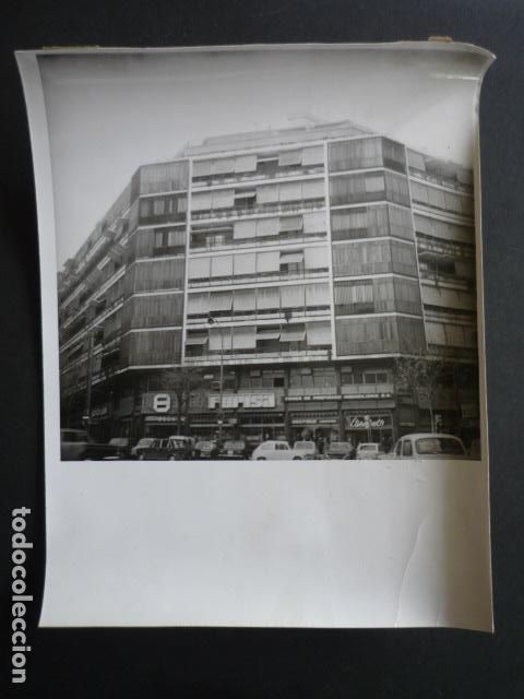 Fotograf&iacute;a antigua: BARCELONA CALLE VILLARROEL ANTIGUA FOTOGRAFIA 24 X 18 CM