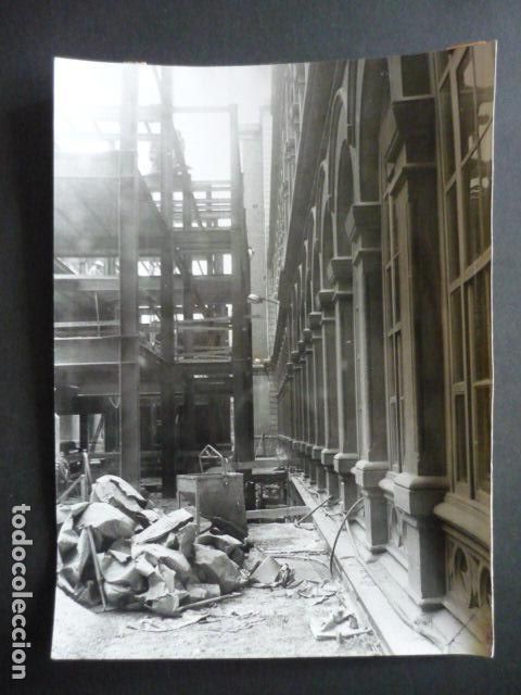 Alte Fotografie: BARCELONA OBRAS HOSPITAL CLINICO ANTIGUA FOTOGRAFIA 24 X 18 CM