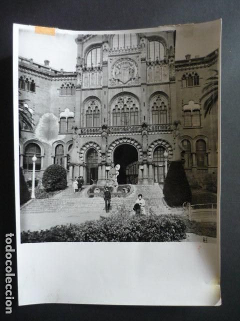 Fotografia antiga: BARCELONA HOSPITAL SANT PAU ANTIGUA FOTOGRAFIA 24 X 18 CM