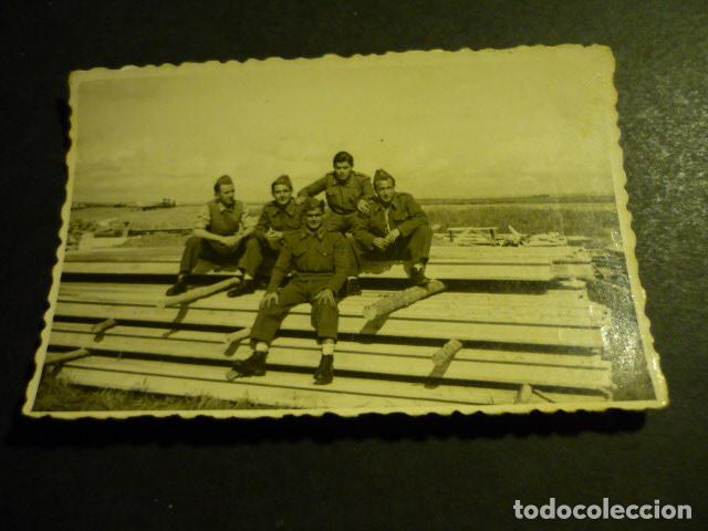 Fotograf&iacute;a antigua: SOLDADOS EJERCITO DEL AIRE ANTIGUA FOTOGRAFIA 8,5 X 6 CM
