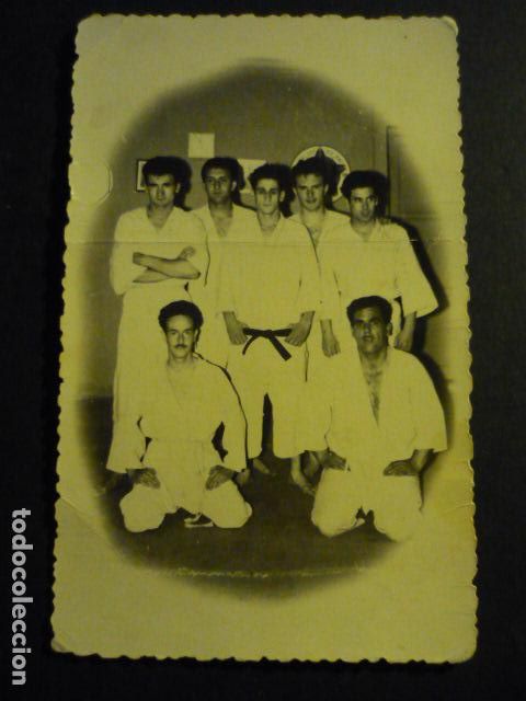 Antique Photography: LUCHADORES DE JUDO FOTOGRAFIA 9 X 13 CM