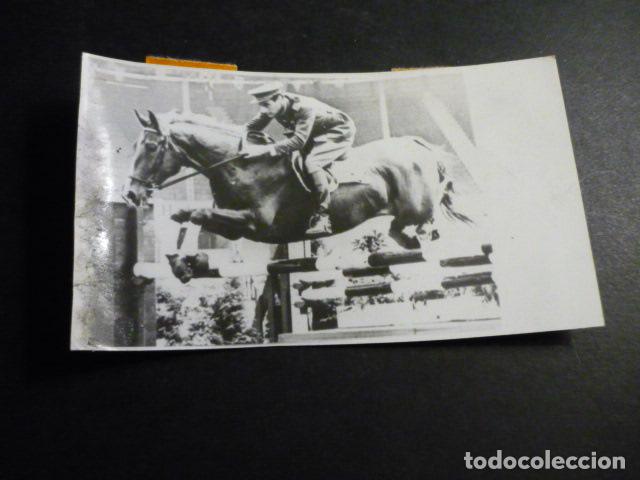 Fotograf&iacute;a antigua: ENRIQUE MARTINEZ VALLEJO JINETE HIPICA ANTIGUA FOTOGRAFIA ORIGINAL 8 X 13 CM