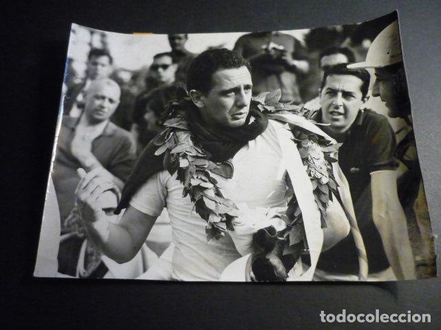 Fotograf&iacute;a antigua: JOSE MARIA JUNCADELLA CORREDOR AUTOMOVILISTA AUTOMOVILISMO ANTIGUA FOTOGRAFIA ORIGINAL 18 X 24 CM