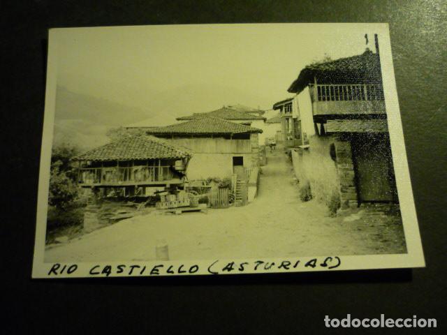 Fotografia antica: RIOCASTIELLO CERREDO TINEO ASTURIAS ANTIGUA FOTOGRAFIA 7,5 X 10,5 CM
