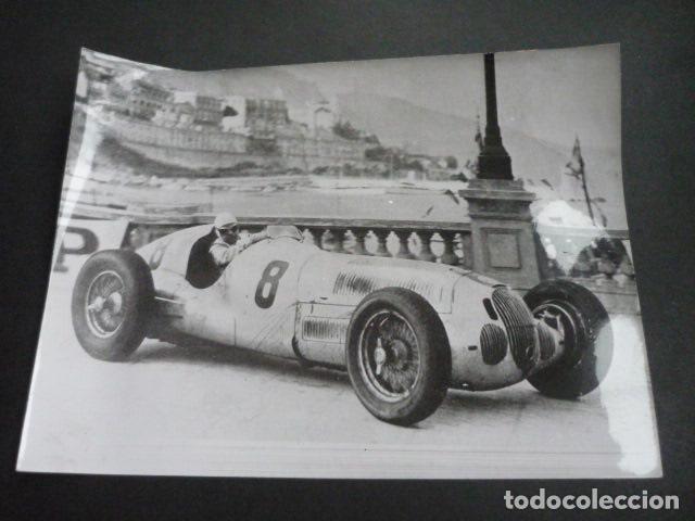Antique Photography: RUDOLF CARACCIOLA CORREDOR AUTOMOVILISMO ANTIGUA FOTOGRAFIA ORIGINAL 18 X 24 CM