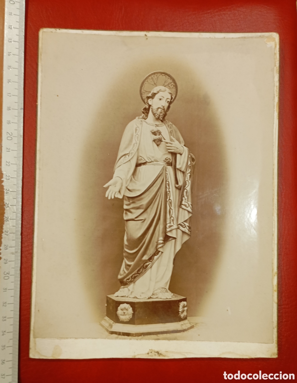 Fotograf&iacute;a antigua: ANTIGUA FOTOGRAF&Iacute;A RELIGIOSA - SAGRADO CORAZ&Oacute;N DE JES&Uacute;S