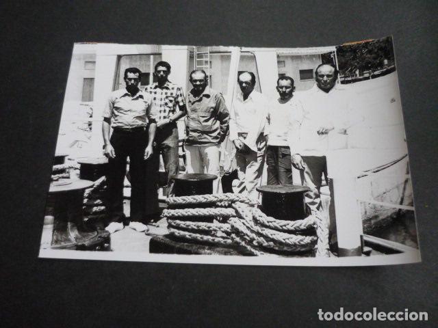 Antique Photography: ARRECIFE LANZAROTE NAUFRAGOS BARCO PUNTA LIMONES ANTIGUA FOTOGRAFIA ORIGINAL 18 X 13 CM