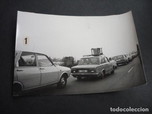 Antique Photography: CIRCULACION EN CARRETERA ANTIGUA FOTOGRAFIA 12 X 17 CM