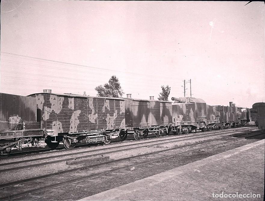 Fotograf&iacute;a antigua: PRIMERA GUERRA MUNDIAL MILITARES COCHES LOTE DE 4 NEGATIVOS TAMA&Ntilde;O 8.5 X 11.5 CM.