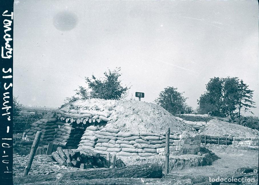 Fotograf&iacute;a antigua: PRIMERA GUERRA MUNDIAL MILITARES COCHES LOTE DE 4 NEGATIVOS TAMA&Ntilde;O 8.5 X 11.5 CM.