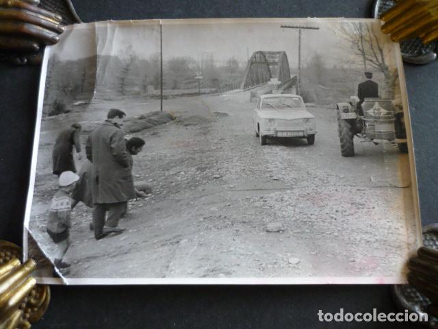 Fotograf&iacute;a antigua: MENARGUENS LERIDA PUENTE DE PEAJE ANTIGUA FOTOGRAFIA 12 X 18 CM