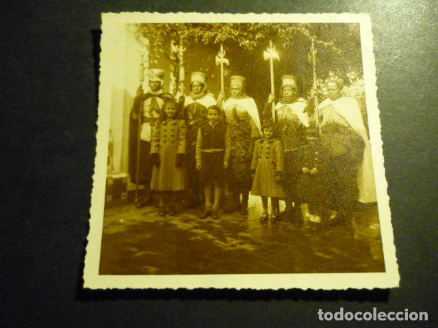 Antique Photography: TETUAN NI&Ntilde;OS CON SOLDADOS REGULARES ANTIGUA FOTOGRAFIA 11,5 X 11,5 CM