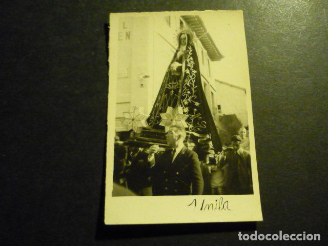 Antique Photography: PROCESION SEMANA SANTA A IDENTIFICAR UNIFA FOTOGRAFO ANTIGUA FOTOGRAFIA 6 X 9 CM