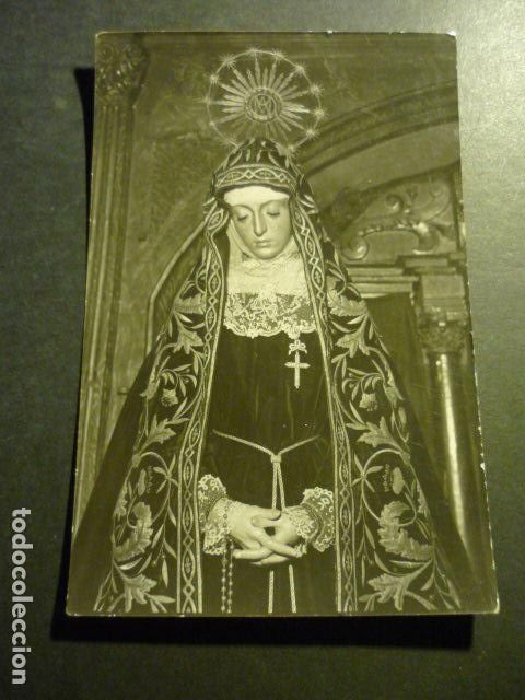 Photographie ancienne: ZAMORA NUESTRA SE&Ntilde;ORA DE LA SOLEDAD SEMANA SANTA QUINTAS FOTOGRAFO ANTIGUA FOTOGRAFIA 10 X 15,5 CM