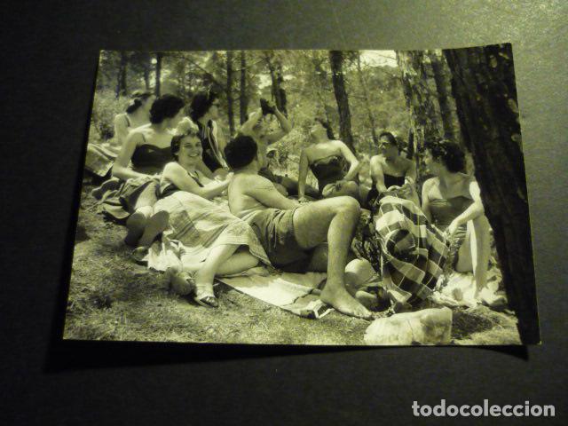 Alte Fotografie: PANTANO DE SAN JUAN MADRID RIO ALBERCHE ANTIGUA FOTOGRAFIA 7 X 10 CM