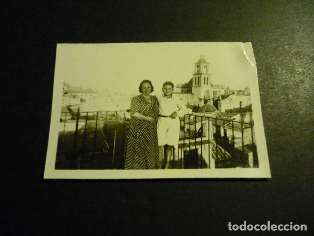 Fotograf&iacute;a antigua: ALICANTE RETRATO DE MADRE E HIJO ANTIGUA FOTOGRAFIA 7 X 5 CM