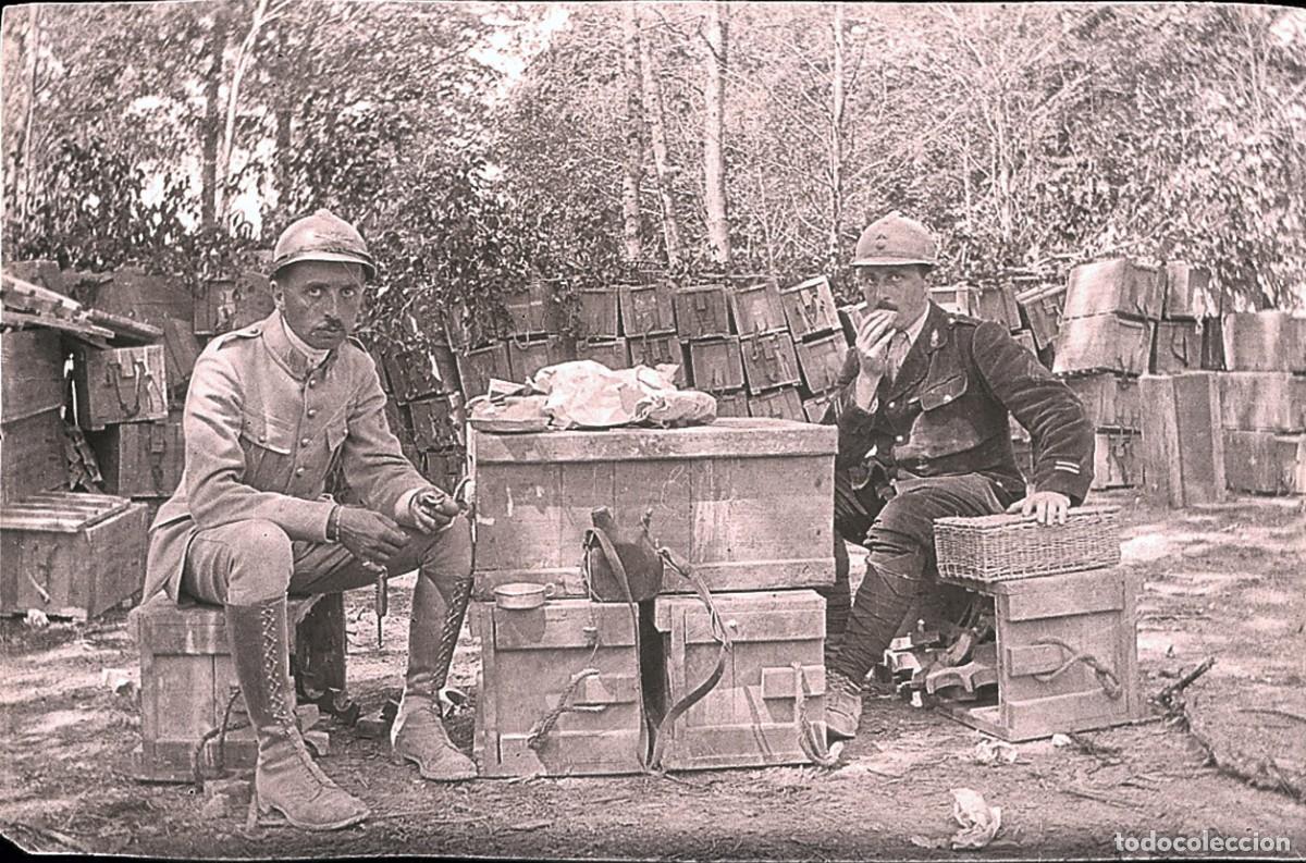 Fotograf&iacute;a antigua: PRIMERA GUERRA MUNDIAL MILITARES COCHES LOTE DE 10 NEGATIVOS TAMA&Ntilde;O 6 X 4 CM