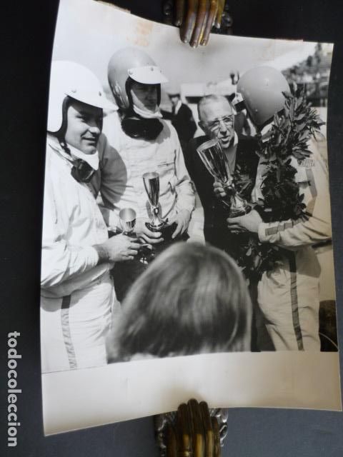 Antique Photography: CORREDOR REINE WISELL AUTOMOVILISMO FOTOGRAFIA ORIGINAL 24 X 18 CM