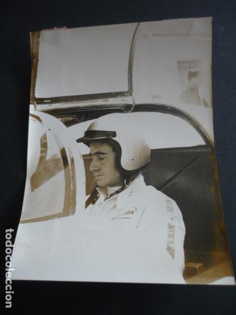 Antique Photography: SUBIDA LA RABASSADA CORREDOR JOSE DE LA PE&Ntilde;A AUTOMOVILISMO FOTOGRAFIA ORIGINAL 18 X 13 CM