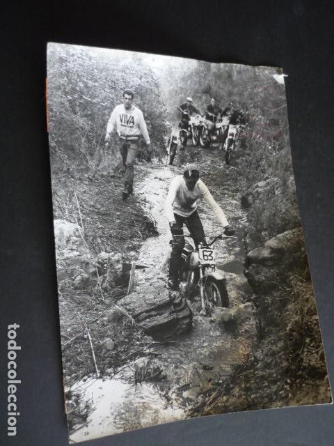 Antique Photography: IGNACIO BULTO MOTOCICLISTA FOTOGRAFIA ORIGINAL 18 X 24 CM
