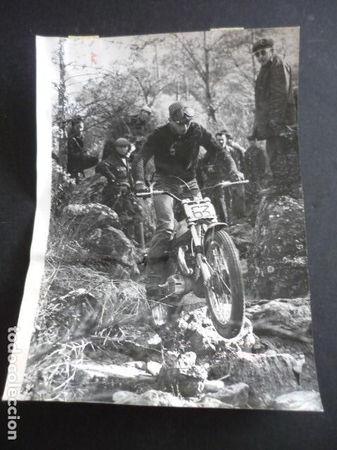 Antique Photography: IGNACIO BULTO MOTOCICLISTA FOTOGRAFIA ORIGINAL 18 X 12 CM