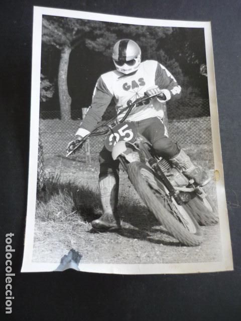 Antique Photography: IGNACIO BULTO MOTOCICLISTA FOTOGRAFIA ORIGINAL 18 X 12 CM